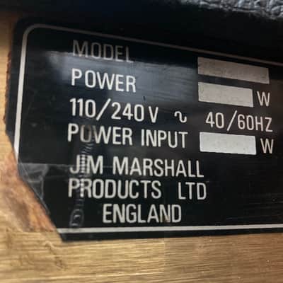 Marshall JMP 2203 Mk2 Master Model Lead 100-Watt Guitar Amp Head 1975 - 1981 image 6