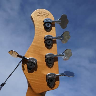 Sadowsky Masterbuilt 24-Fret Single Cut Bass Red Alder Body '59 Burst 5-String Bass w/ Gig Bag image 9