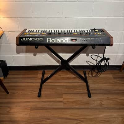 Roland Juno-60 61-Key Polyphonic Synthesizer 1982 - 1984 - Black image 4