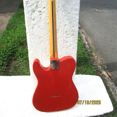 Fender 1950's Vintera Telecaster, 2022, Mexico,  Fiesta Red Finish, Gig Bag image 7