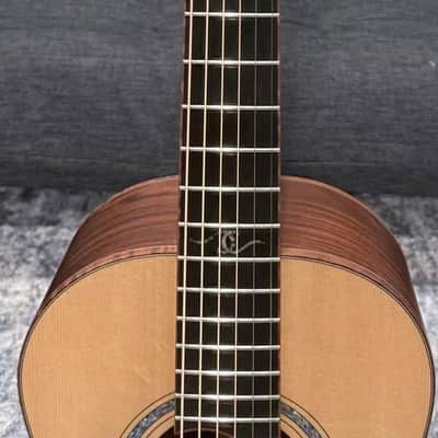 Dowina Cocobola Bona Vida Acoustic Guitar Old Stock Sitka/Cocobolo Parlor Sized with Custom Italian Hardshell Case image 20