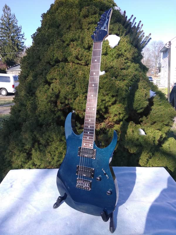 Ibanez 日本製 blue Made in Japan Fujigen Ibanez RG421 2002 Royal Blue Metallic | Reverb