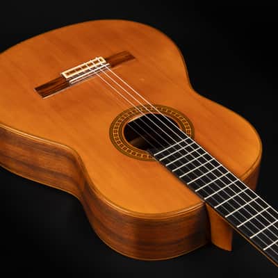 1993 Amalio Burguet 3M Cedar Indian Rosewood - Natural High Gloss | Vintage All Solid Spanisch Masterbuilt Classical Guitar Ebony Fretboard | Case image 8