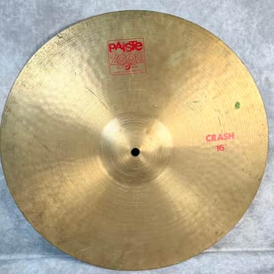 Paiste 16" 2002 Crash Cymbal 1980 - Present - Traditional image 1
