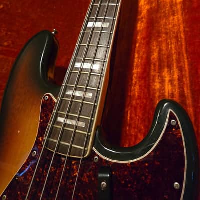 1971 Fender Jazz Bass with Rosewood Fretboard - Sunburst image 5