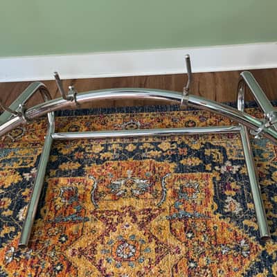 North Rare Drums Rack Sled Style Sleigh Vintage Original W/ 4 Tom Arms image 5