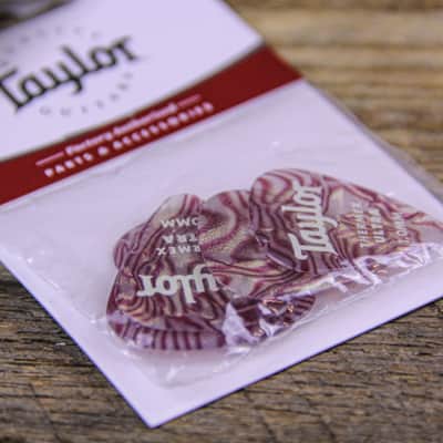 Taylor 1.0mm Premium Thermex Ultra Picks Ruby Swirl 6-Pack image 2
