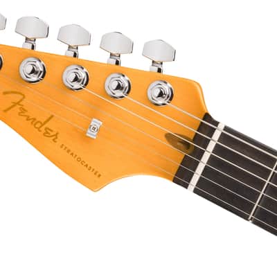 Fender American Ultra II Stratocaster Left-Hand, Ebony Fingerboard, Texas Tea Electric Guitar image 5