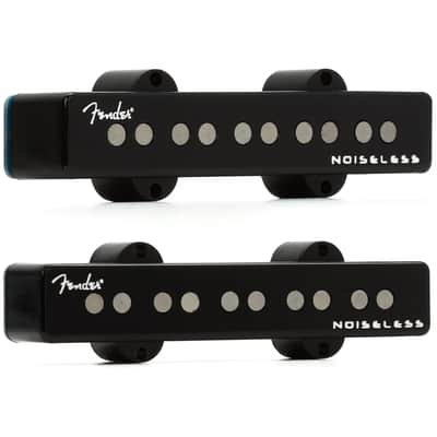 Fender Ultra Noiseless™ Vintage Jazz Bass® V (5-String) Pickup Set, Black, 0992296000 image 2