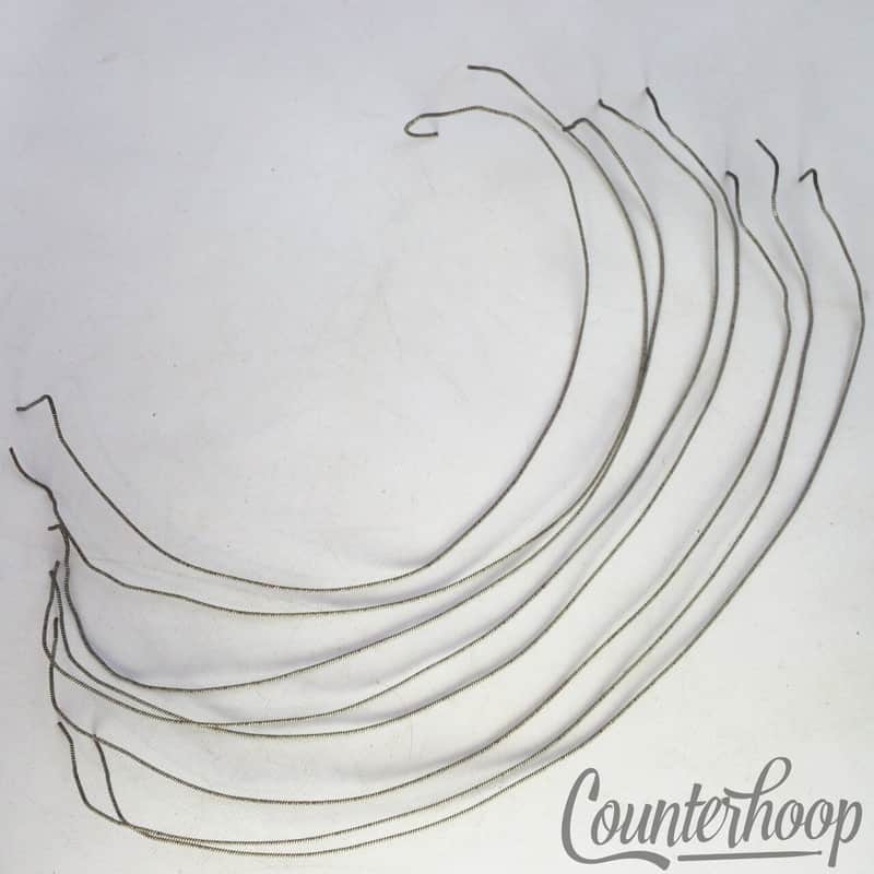 Leedy American 14"8-Individual Strands Snare Drum Coiled Metal/Cloth 17.5"Wires image 1