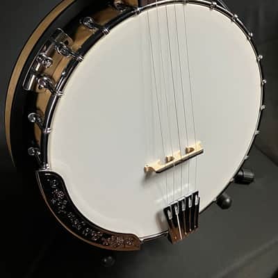 Gold Tone CC-100R Cripple Creek 5-String Banjo Blonde Natural Finish w/ Gig Bag image 5