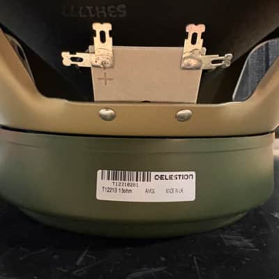 Celestion G12M Greenback 12" 25-Watt 16ohm Guitar Amp Speaker 2020s - White image 3