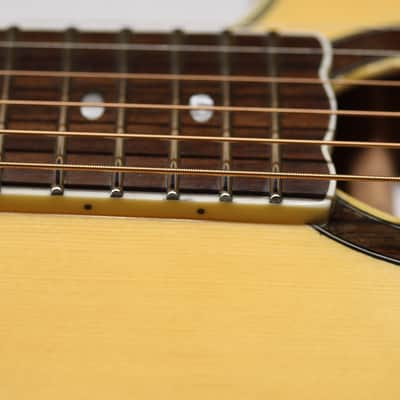 Aslin Dane Icosa 6 String solid top thin line electric-acoustic guitar - Natural in High Gloss image 5