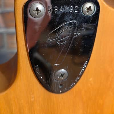 Vintage 1975 Fender Telecaster Custom Maple Fretboard Natural w/ OHSC image 21