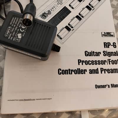 DigiTech RP6 1990s Guitar Signal Processor, Foot controller & Preamp image 11