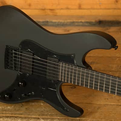 Ibanez AZ41B1 Iron Label - Ebony - Black Flat image 5