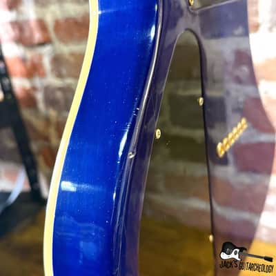 Gibson USA Blueshawk Electric Guitar w/ HSC *HEADSTOCK REPAIR* (1999 - Chicago Blue) image 23