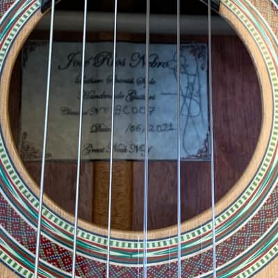 Rios Nebro Guitars Classical concert guitar  2021. Western Cedar top. image 9