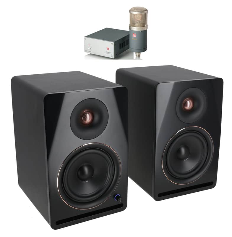 Se Electronics GEMINI II Dual Valve Condenser Recording Microphone+Monitors image 1