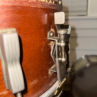 WFL / Ludwig 6.5x14 (8-Lug) Auditorium Snare Drum - Mahogany Lacquer image 11