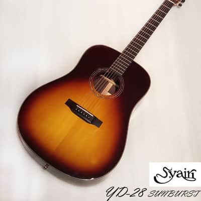 S.Yairi YD-28 Sunburst all Solid Sitka Spruce & Rosewood Dreadnought Guitar ( High Gloss ) image 1