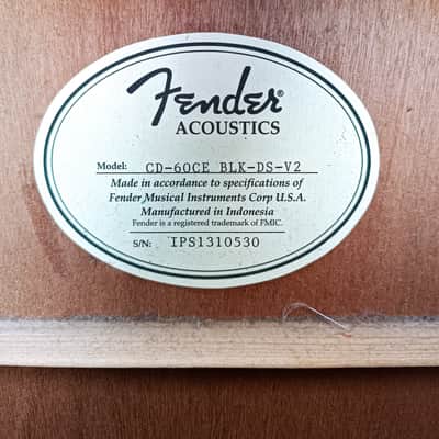 Fender CD-60CE - Black image 6