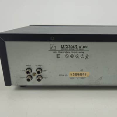 Luxman - K100 - Stereo Cassette Deck - Serviced (New Belts) image 9