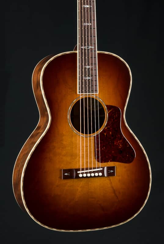 Bourgeois L-DBO 12-Fret Artist Custom Figured Walnut and Aged Tone Bearclaw Sitka Spruce Sunburst NEW image 1