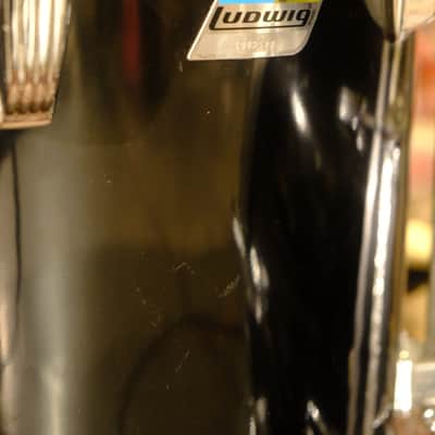 Ludwig Concert toms 22/12/13/16 70s  - Black Cortex image 6