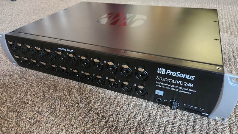 PreSonus StudioLive 24R 32-Channel Rackmount Digital Mixer 2017 - Present - Black image 1