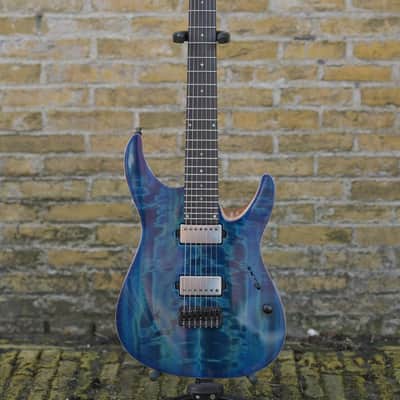 Mayones Aquila Elite S7 Baritone - Infinite Blue Gloss image 14