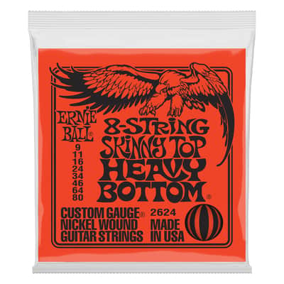 Ernie Ball Skinny Top Heavy Bottom Slinky 8-String Electric Guitar Strings - 9-80 Gauge image 1