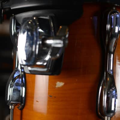 Tama Rockstar Custom Drum Kit in Custom Amber Finish 1999 - 22/10/12/14/14SD image 7