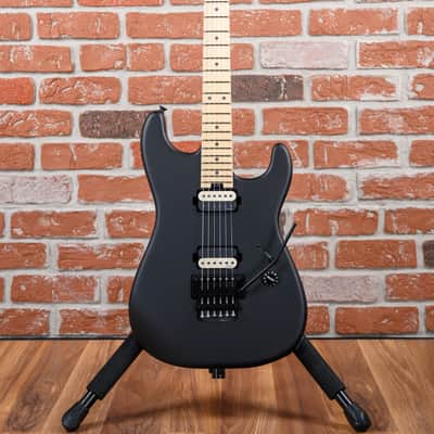 Charvel Jim Root Signature Pro-Mod San Dimas Style 1 HH FR E Satin Black 2022 w/ Softshell Case image 3