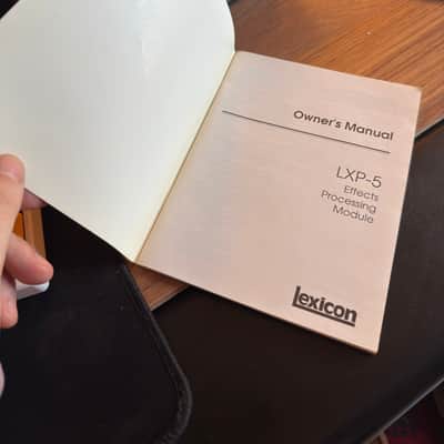 Lexicon LXP-5 Owner's Manual image 2