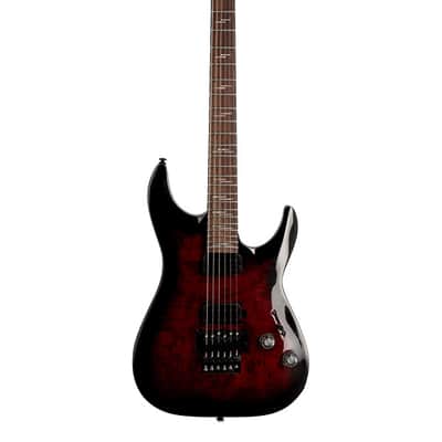 Schecter Omen Elite 6 Floyd Rose - Black Cherry Burst image 1