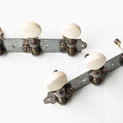 1950's Harmony Silvertone Kay 3x3 Guitar Tuners Waverly - Complete Set image 2
