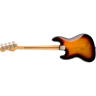 Squier Classic Vibe Jazz Bass Fretless '60s - Laurel Fingerboard, 3-Color Sunburst image 12