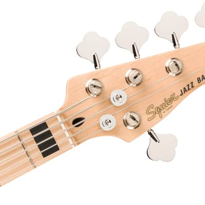 SQUIER - Affinity Series Active Jazz Bass V  Maple Fingerboard  Black Pickguard  Black Metallic - 0378753565 image 5