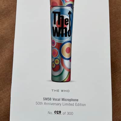 Shure Shure SM58 The Who 50th Anniversary Microphone Mic New in Box 29 of 300 image 10