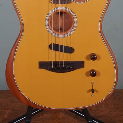 Fender Acoustasonic Player Telecaster, Butterscotch Blonde w/ Deluxe Gig Bag - Open Box image 2