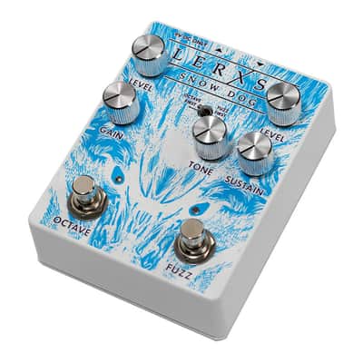Lerxst Snow Dog Limited Edition Alex Lifeson Signature Octave Fuzz Pedal w/ Hand-Signed Backstage Laminate image 4