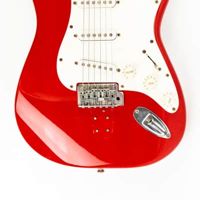 Squier Affinity Series Stratocaster – 22-Fret Rosewood Fretboard – 1997–2000 – Torino Red – Used; Good Condition image 21