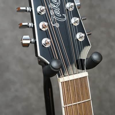 Takamine GD-38CE 12-String Acoustic Electric Guitar Black Finish - W/Setup & Bag image 4