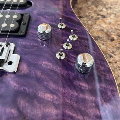 1995 Tom Anderson Guitarworks Drop Top Translucent Purple - Brazilian Rosewood image 3