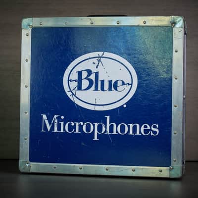 Rare Vintage Blue Bottle Tube Condenser Microphone (Serviced) Red Vocal Edition image 15