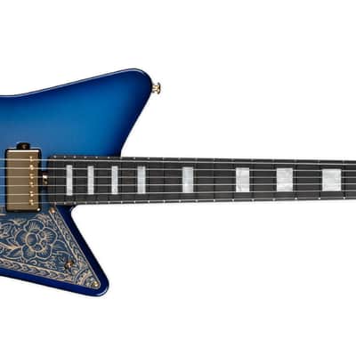 ERNIE BALL MUSIC MAN MARIPOSA - GALAXY PEARL WITH CASE image 2