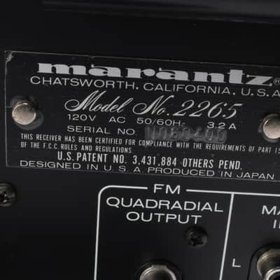 Marantz 2265 Stereo Receiver Vintage Hi-Fi 65WPC Silver Face image 5