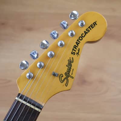 1985 Squier (by Fender Japan) "A Series" SST-36 Vintage Stratocaster (Black) image 2