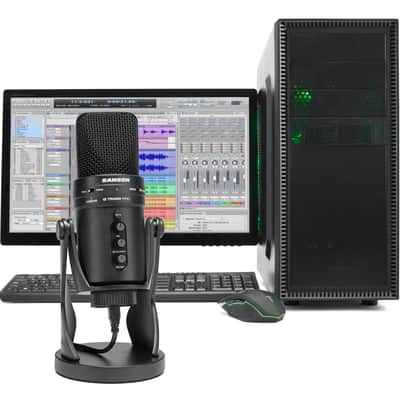 Samson G-Track Pro Professional USB Studio Microphone with Audio Interface for Music Recording, Podcasting, and Gaming/Streaming. image 1